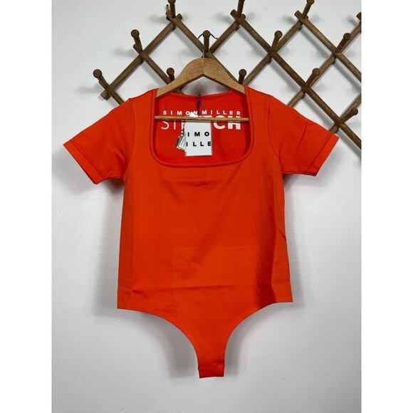 Simon Miller Eero Bodysuit In Orange Size 1X/2X - Picture 2 of 7